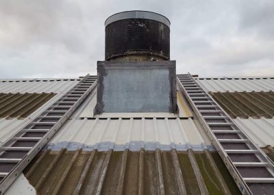 Removing Disused Ventilation System & Roof Repair